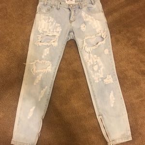 One teaspoon ripped jeans